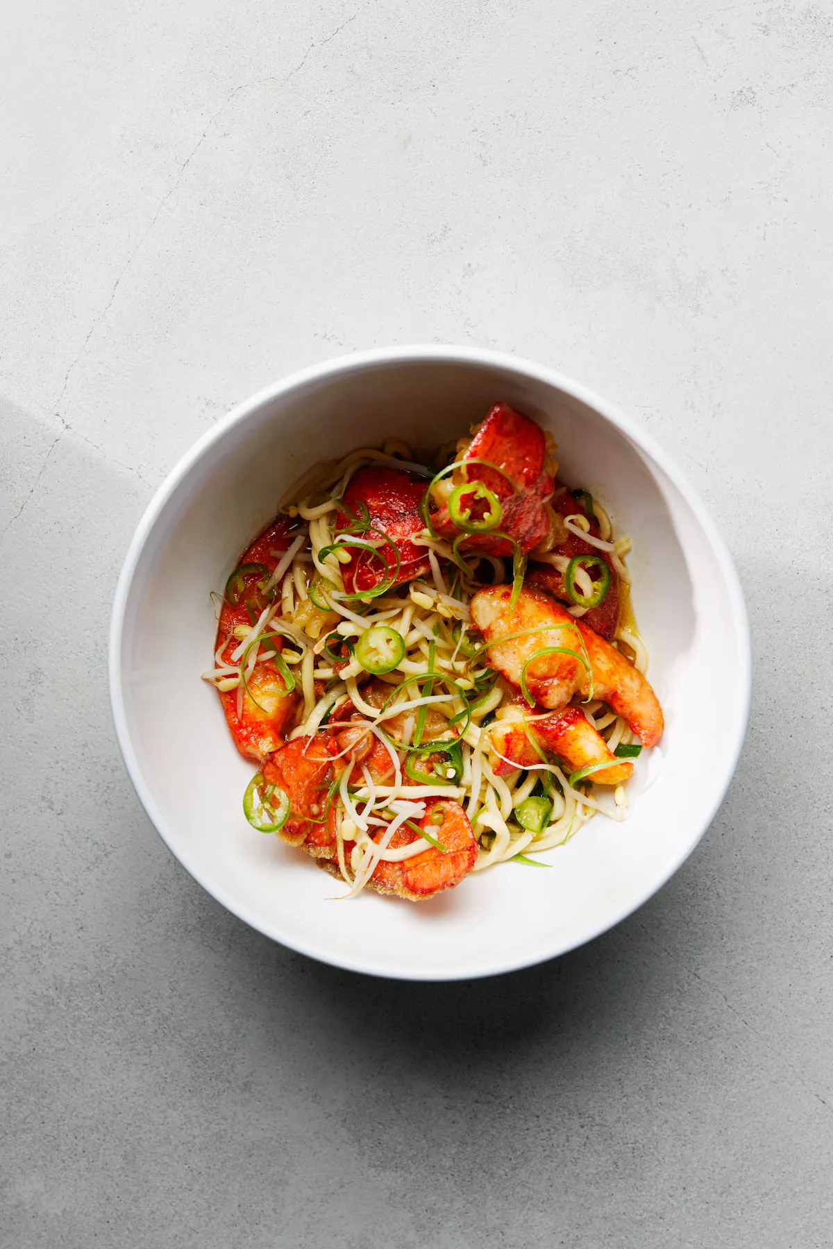 a bowl of food